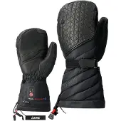 Lenz - Mouffles chauffantes en Primaloft&reg; - Heat Glove 6.0 Finger Cap Mittens Women Noir pour Femme - Taille L