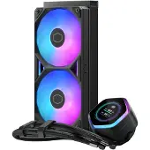 Cooler Master Kit Watercooling CPU MasterLiquid 240 Atmos II LCD ARGB Noir