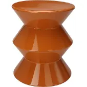 Koopman Table colonne GISA, métallique, Ø 31 cm, orange