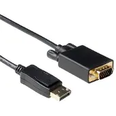 ACT Câble DisplayPort / VGA Noir