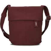 Zwei Sac à bandoulière 'Mademoiselle' bourgogne / rouge carmin