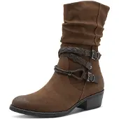 Marco Tozzi Bottes de cowboy marron