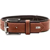 Hunter Collier Canadian Up pour chiens Cognac S/2 (2, S, Chien, Général)