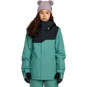 Volcom - Veste de snow - Stone.91 Insulated Jacket Spruce Green en Matières Recyclées - Taille Enfant M - Vert