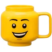 LEGO Boy With A Smile Mug Jaune
