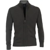 REDMOND Casual Regular Fit Cardigan gris, Unicolore