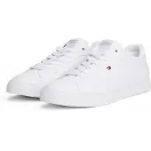 Tommy Hilfiger Baskets basses 'Icon Court' blanc