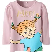Name it T-Shirt bleu clair / or / vert gazon / lilas