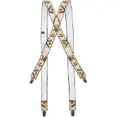 Protest Slug Suspenders Beige Homme