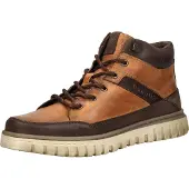 Bugatti Bottines à lacets cognac / brun foncé