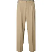 Selected Pantalon à plis 'SLH220-FINN' greige