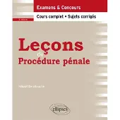 Ellipses Leçons de Procédure pénale - 3e édition