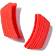 Le Creuset 2 poignées VOLCANIQUE silicone rouge