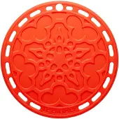 Le Creuset Coaster Le Creuset Silicone Orange Volcanique 20 cm