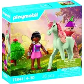 Playmobil geobra Brandstätter Stiftung & Co.K Licorne de collection Rose céleste avec fée