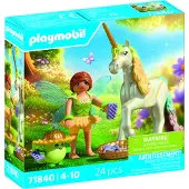 Playmobil 71840 Licorne Fleur d'arc-en-ciel avec fée