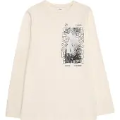 s.Oliver T-Shirt beige / noir