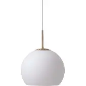 Frandsen Suspension , Ball, dimmable, Blanc, Salon / séjour, Verre, Design