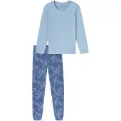 Schiesser Pyjama ' Nightwear Serie ' bleu clair