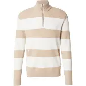 Only & Sons Sweat-shirt 'ONSPHIL' beige / blanc