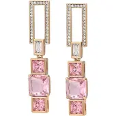 Gaya Boucles d'oreilles or / rose