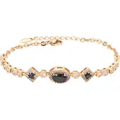 NAEMI Bracelet or / noir / transparent