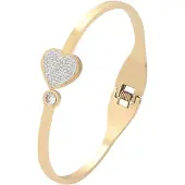 NAEMI Bracelet or / transparent