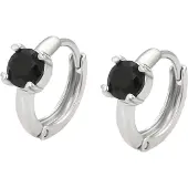 Gaya Boucles d'oreilles noir / argent
