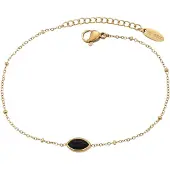 NAEMI Bracelet or / noir