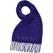 Burberry Écharpe 'Schal' bleu roi