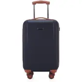Hauptstadtkoffer Wannsee - Bagage à main trolley valise cabine valise rigide trolley avion Hardcase Caryy-On 38L,bleu foncé