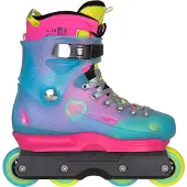 Playlife Robbie Pitts Fantasy 72 - Rollers en ligne Bleu, Rose - Pointures 37-38 (hommes et femmes) - Bleu, Rose - Pointures 37-38
