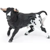 Papo Farm Life Taureau espagnol noir et blanc 51184