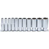 Bgs 2756 Jeu de douilles 10 (3/8), profondes, en POUCE, 11 pcs.