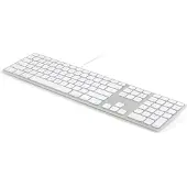 Matias - Clavier filaire RGB / LED QWERTY pour MacBook - argenté - FK318LS