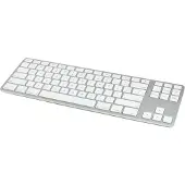 Matias Clavier sans fil QWERTY sans pavé numérique pour MacBook - argenté - FK408BTS