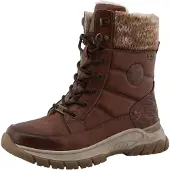 Mustang Bottines à lacets marron