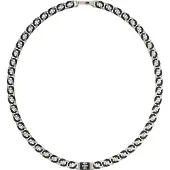 GUESS Rebel Moon Necklace Argenté Homme