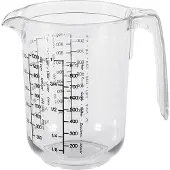 Westmark Gerda, Verre mesureur, Transparent, Noir