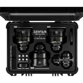 DZOfilm Gnosis Macro kit 3 objectifs (32mm/65mm/90mm T2.8) dans une valise de sécurité - métrique