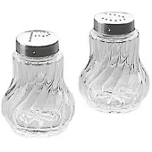 Metaltex 252913010 SALIÈRE ET POIVRIÈRE VERRE