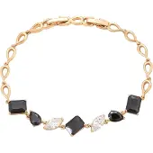 NAEMI Bracelet or / noir / transparent