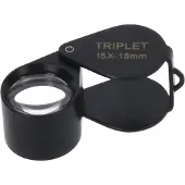 Byomic Loupe à impact Triplet 15x18mm