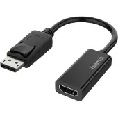 Hama 00200335 câble vidéo et adaptateur DisplayPort HDMI Noir