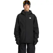 Volcom - Veste de snowboard imperméable et respirante - Buckthreeeighty Jacket Black pour Homme - Taille M - Noir