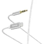 Hama Câble Audio Jack 3.5 Mm - Lightning 1 M Blanc (201522)