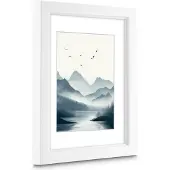 Maxima Cadre en plastique - - Chill - 30 x 40 cm - Blanc - Intérieur