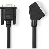 Nedis Câble SCART SCART Mâle VGA Femelle 15p Nickelé 480p 2.00 m -
