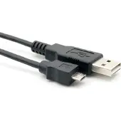 ACT SB2498, 2 m, Micro-USB B, USB A, USB 2.0, Mâle/Mâle, Noir