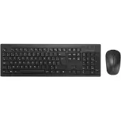 Kensington KM270 EQ KM270 EQ Kit clavier + souris sans fil rechargeable (BE, Sans fil), Clavier, Noir